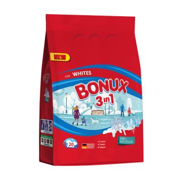 BONUX PRASOK WHITE POLAR ICE FRESH 20 PD/1.5KG vystavený kus