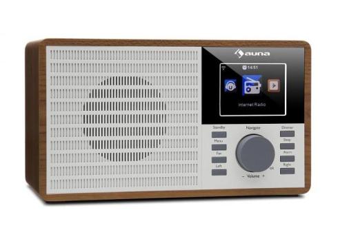 AUNA IR-160, INTERNETOVE RADIO, HNEDE, 10031584