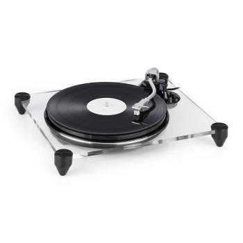 AUNA TT-PURE, GRAMOFON, AKRYLOVE SKLO, 33 1/3 A 45 OT./MIN., PREDZOSILNOVAC, 10032896