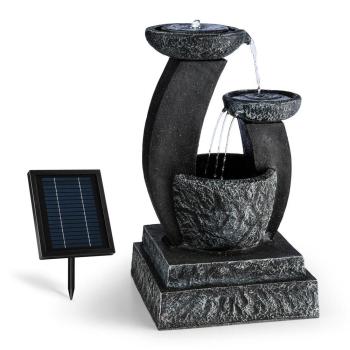 BLUMFELDT FANTAGHIRO, ZAHRADNA FONTANA, SOLARNY PANEL, 3 W, LED POLYRESIN, VZHLAD KAMENA, 10031398