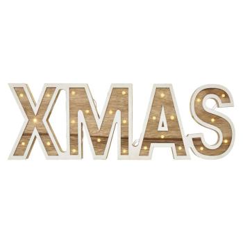 EMOS ZY2204 VIAN. NAPIS XMAS DREV 35LED 45CM 2AA IP20 WW