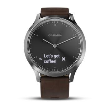 GARMIN VIVOMOVE HR PREMIUM SILVER L, 010-01850-24
