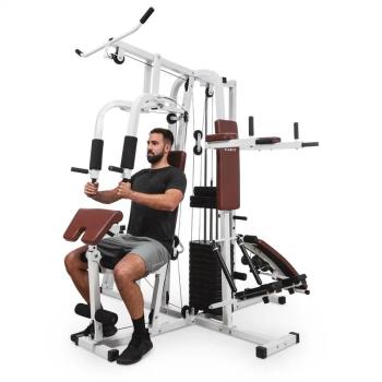KLARFIT ULTIMATE GYM 9000, 7 STANIC, DO 150 KG, QR OCEL, BIELA, 10033571