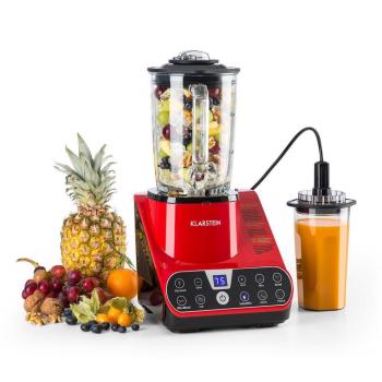 KLARSTEIN AIRAKLES, VAKUOVY STOLNY MIXER, 1300W, 30000OT/MIN, 1,5L SKLENENA NADOBA, CERVENY,10031943