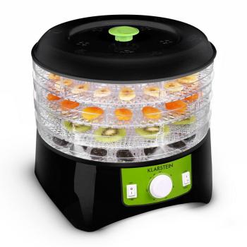 KLARSTEIN APPLEBERRY, 400 W, SUSICKA, DEHYDRATOR, CIERNO-ZELENA, 10027859