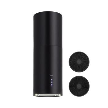 KLARSTEIN BERETTA, OSTROVCEKOVY DIGESTOR, 35 CM, RECIRKULACIA, 650M3/H, LED, CIERNY, 10033718