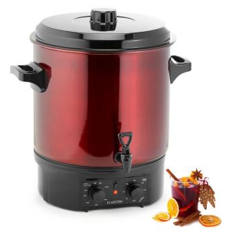 KLARSTEIN BIGGIE, CERVENY, ZAVARACI AUTOMAT, 27 L, 2000 W, CASOVAC, 10030585