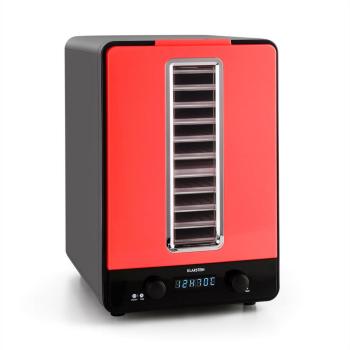 KLARSTEIN FRUITCUBE, CIERNA/CERVENA, SUSICKA, 550 W, 10 POSCHODI, DEHYDRATOR, 10030504