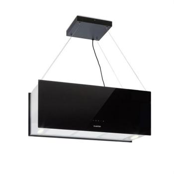 KLARSTEIN KRONLEUCHTER XL, ZAVESNY DIGESTOR, 90CM, 590M3/H, LED, DOTYKOVE OVL., CIERNY, 10033108
