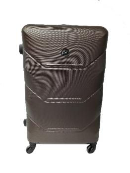 LIZZO BAGS ABS SUITCASE L HNEDY LB-101-02 vystavený kus