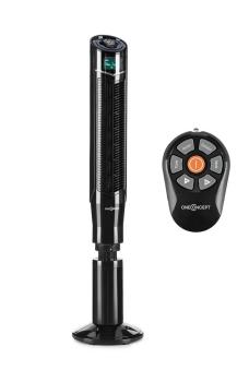 ONECONCEPT NORTHPEAK STLPOVY VENTILATOR, VYSKOVO NASTAVITELNY,50W,CASOVAC,DIAL. OVL.,CIERNY,10029509