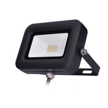 SOLIGHT WM-10W-L LED REFLEKTOR PRO IP65, 10W, 850LM, 5000K, CIERNA