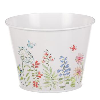 AUTRONIC OK6375-L Kovový obal na květiny, květinový design.