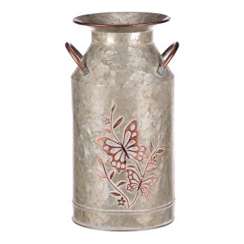 AUTRONIC OK6379 Kovová váza, design s motýly