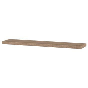 AUTRONIC P-002 SON1 Polička nástenná 120 cm, MDF, 3D dekor dub sonoma, baleno v ochranej fólii