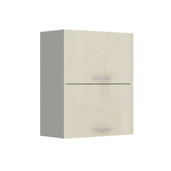 KONDELA PRADO 60 GU-72 SKRINKA HORNA, KREM VYSOKY LESK