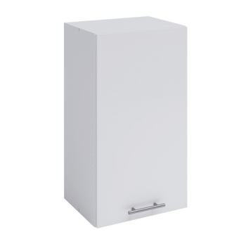 KONDELA Horná skrinka, biela, pravá, FABIANA W - 40