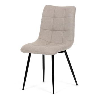 AUTRONIC DCL-193 CAP2 Židle jídelní, cappucino látka, černé kovové nohy