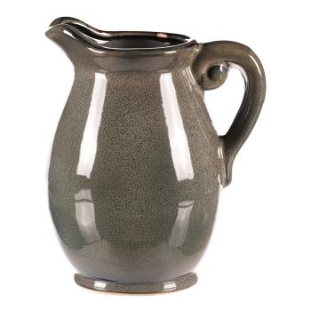 AUTRONIC KEX6009 GREY-M Váza keramická - tvar džbán, střední, barva šedá
