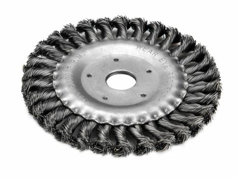 Kartáč okružný vrkočový, Ø150mm, diera 22,2mm