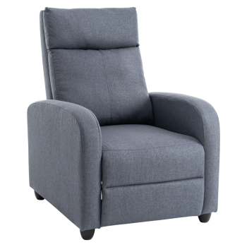 KONDELA Relaxačné kreslo, sivá, KRESO NEW