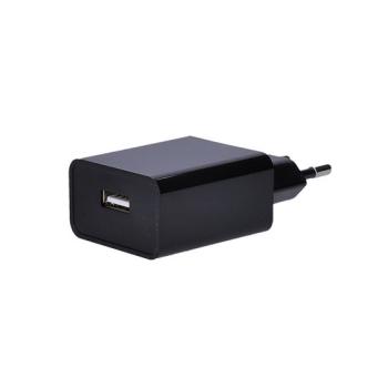 SOLIGHT DC47 USB NABIJACI ADAPTER, 1X USB, 2400MA, AC 230V, CIERNY