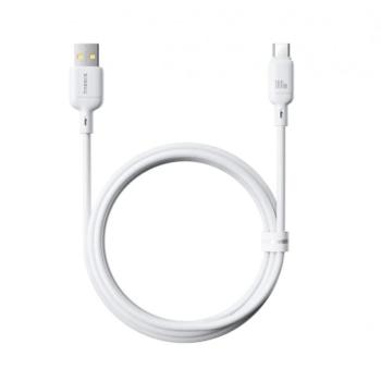 BASEUS RYCHLONABIJACI KABEL SILKY USB/USB-C 1M 100W BIELY