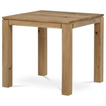 AUTRONIC DS-F080 DUB Stůl jídelní 80x80x75 cm, masiv dub, povrchová úprava olejem