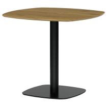 AUTRONIC DT-X7117 OAK Stůl jídelní, deska MDF, dekor dub, černý kov