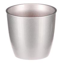 AUTRONIC OBA101 SIL-M Obal na květiny - terakota, pr. 12 cm, barva stříbrná