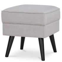 AUTRONIC AK-A1316 CRM2 Taburet, krémová látka, nohy buk