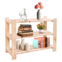 KONDELA Regál, prírodná, borovica, SIMU 550