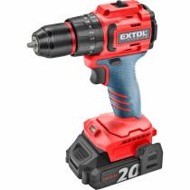 EXTOL PREMIUM VRTACKA S PRIKLEPOM AKU KOMPAKTNA SHARE20V, 1X 2AH, 50NM, BEZUHLIKOVY MOTOR
