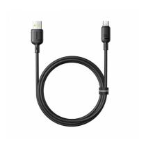 BASEUS RYCHLONABIJACI KABEL SILKY USB/USB-C 1M 100W CIERNY
