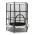 KLARFIT ROCKETKID 4, 140 CM TRAMPOLINA, BEZPECNOSTNA SIET, BUNGEE PRUZENIE, KVETOVY VZOR, 10028957