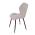 AUTRONIC CT-285 LAN2 Židle jídelní,  světle šedá látka, černé kovové nohy