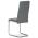 AUTRONIC DCL-402 GREY Židle jídelní, šedá koženka, kov šedá