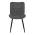 AUTRONIC HC-462 GREY2 Židle jídelní, šedá látka, černé kovové nohy