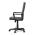 AUTRONIC KA-L607 GREY2 Kancelářská židle, černý plast, šedá látka, kolečka pro tvrdé podlahy