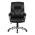 AUTRONIC KA-N829 BK Kancelářské křeslo, černá ekokůže, plastový kříž,  houpací mechanismus
