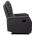 AUTRONIC TV-5060 GREY2 polohovacie TV kreslo, sivá (tmavá) látka, čierny kov