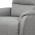 AUTRONIC TV-5060 SIL2 polohovacie TV kreslo, sivá (svetlá) látka, čierny kov
