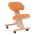 KONDELA Ergonomická kľakačka, oranžová/buk, FLONET