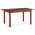 AUTRONIC BT-6778 TR3 Jedálenský stôl rozkladací 120+30x80x74 cm, doska MDF, dyha, nohy masív, tmavá