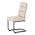AUTRONIC DCL-P3107 CRM2 Židle jídelní, taštičkové pružiny v sedáku, madlo na opěráku, krémová látka,