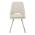AUTRONIC DCL-W1174 CRM2 Židle jídelní, krémová látka, kovové nohy, broušená nerez.