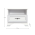 KONDELA Nočný stolík, alpská biela, KENTAK KOM1S