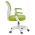 KONDELA Otočná stolička, zelená/biela, TRIXI TYP 2