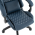 KONDELA Kancelárske/herné kreslo, modrá, SAMIE
