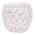 AUTRONIC GD641-S WT Obal betonový - květinový vzor, kulatý, barva bílá